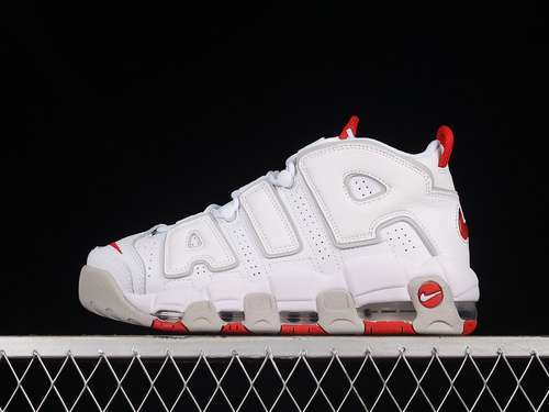 【360】[DX8965-100]-[AIR MORE UPTEMPO WHITE/GREY/UNIVERSITY RED]-[WOMAN:36-39]-[MAN:40-45]