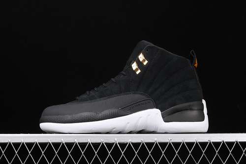 [130690-017]-[AIR JORDAN 12 REVERSE TAXI BLACK/WHITE-TAXI-BLACK]-[MAN:40-47.5]
