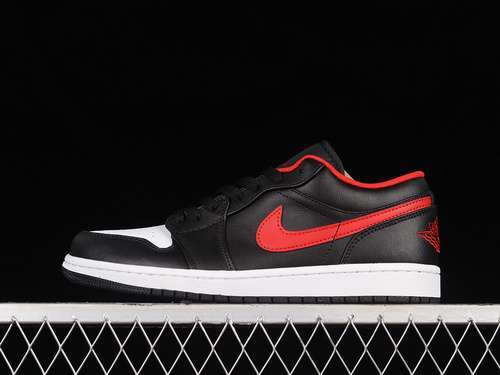 【320】[553558-063]-[AIR JORDAN 1 LOW WHITE TOE BLACK/FIRE RED/WHITE]-[MAN:40-46]