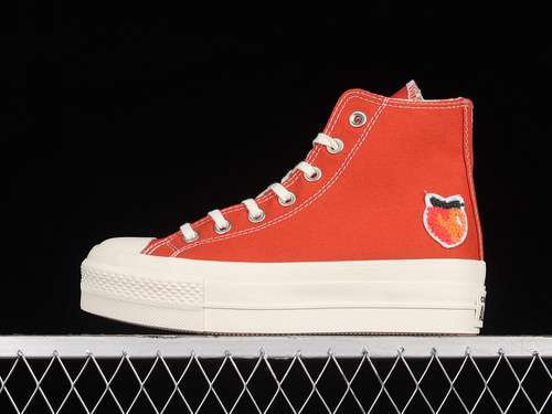 【250】[A03175C]-[CHUCK TAYLOR ALL STAR LIFT PLATFORM HIGH PEACHES MANTRA ORANGE/EGRET/BLACK]-[35-40]
