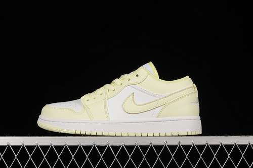 【300】[DC0774-007]-[AIR JORDAN 1 LOW LEMONADE PURE PLATINUM/CITRON TINT]-[WOMAN:36-39]-[MAN:40-46]