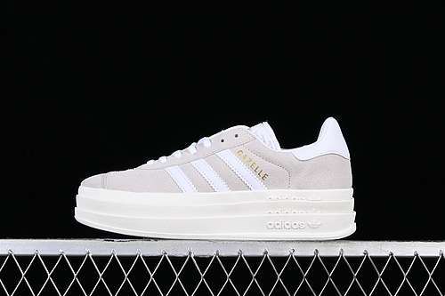 【250】[HQ6893]-[ADIDAS ORIGINALS GAZELLE BOLD GREY/WHITE]-[WOMAN:36-39]-[MAN:40-45]
