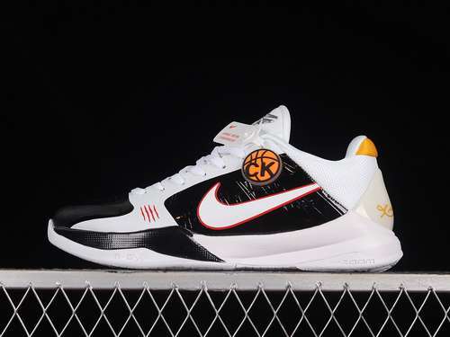 【340】[CD4991-101]-[ZOOM KOBE 5 PROTRO ALTERNATE BRUCE LEE WHITE/BLACK/COMET RED/WHITE]-[MAN:39-47.5]