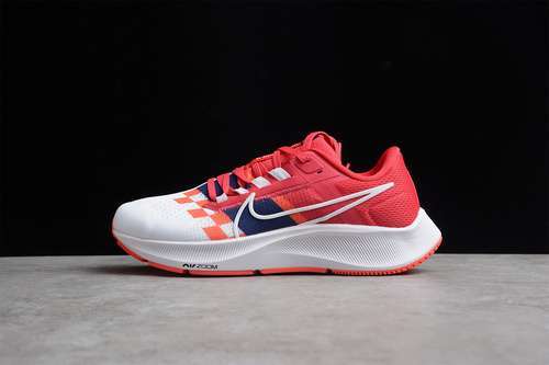 【270】[DJ0958-991]-[AIR ZOOM PEGASUS 38 BY YOU WHITE/RED/BLACK]-[WOMAN:36-39]-[MAN:40-45]