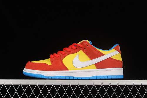 【330】[BQ6817-602]-[DUNK LOW PRO SB &#x27;BART SIMPSON&#x27;HABANERO RED/WHITE/BLUE HERO]-[UN