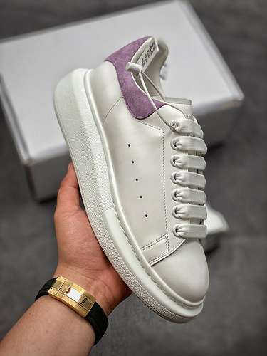 【650】[ALE*XANDER MCQUEEN WHITE/WHITE/PURPLE]-[WOMAN:35-40]