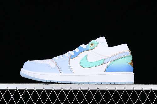 【260】[FN8899-131]-[AIR JORDAN 1 LOW WHITE/GREEN/BLUE]-[WOMAN:35.5-39]-[MAN:40-47.5]