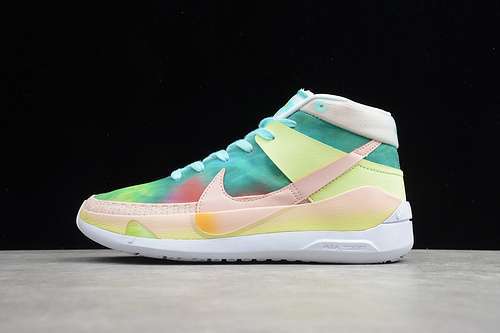 【300】[CI9949-602]-[KD 13 EP CHILL KEVIN DURANT CORAL VOLT MULTI-COLOR]-[MAN:40-46]
