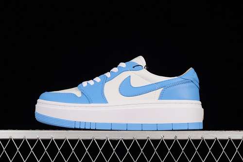 【360】[DQ3698-141]-[AIR JORDAN 1 LOW ELEVATE WHITE/WHITE/UNIVERSITY BLUE]-[WOMAN:35.5-39]-[MAN:40-45]