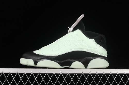 【480】[DM0803-300]-[AIR JORDAN 13 RETRO LOW SINGLES DAY BARLEY GREEN/BLACK]-[WOMAN:36-39]-[MAN:40-46]
