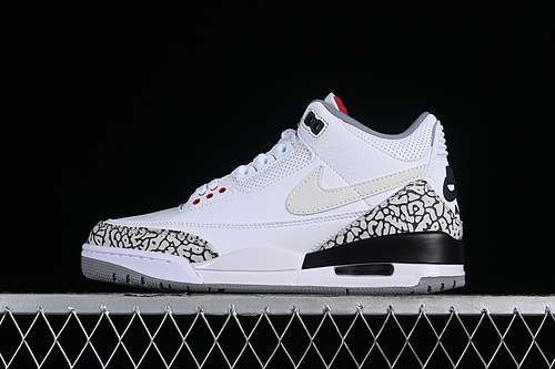 【380】[AV6683-160]-[AIR JORDAN 3 RETRO JTH NRG WHITE/FIRE RED-BLACK-WHITE]-[MAN:40-47.5]