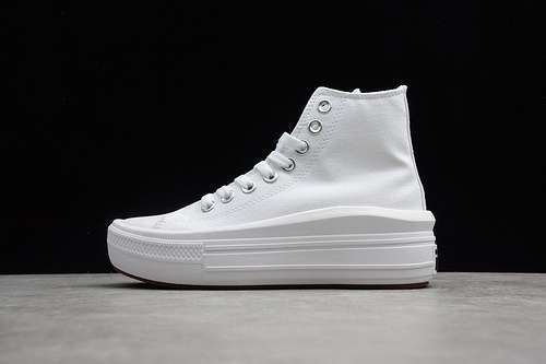 【260】[568498C]-[CHUCK TAYLOR ALL STAR MOVE PLATFORM HIGH WHITE/WHITE/WHITE]-[WOMAN:35-39]