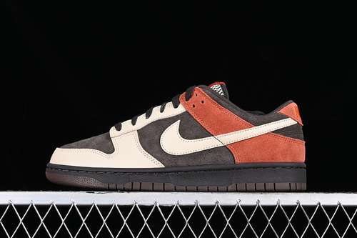 【400】[FV0395-200]-[DUNK LOW RED PANDA VELVET BROWN/SANDDRIFT/RUGGED ORANGE]-[MAN:40-47.5]