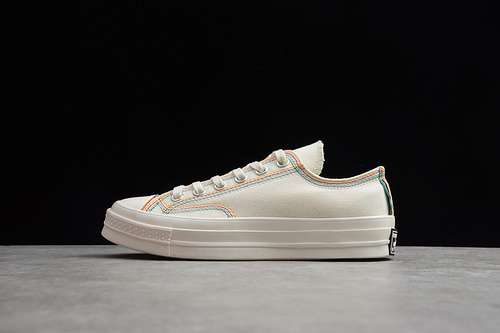 【250】[159057C]-[CHUCK TAYLOR ALL-STAR 70S LOW WHITE/MULTI-COLOR]-[WOMAN:35-39]-[MAN:40-44]