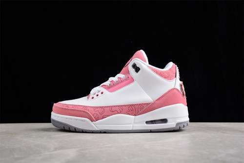 【340】[CK9246-981]-[AIR JORDAN 3 RETRO WHITE/PINK]-[WOMAN:36-39]