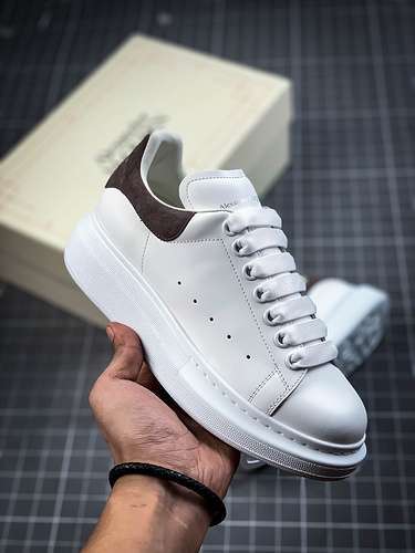 【580】[ALE*XANDER MCQUEEN SHOES WHITE/DARK GRAY]-[WOMAN:35-39]-[MAN:40-44]