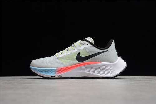 【280】[CZ9308-001]-[AIR ZOOM PEGASUS 37 PURE PLATINUM/LASER CRIMSON/PSYCHIC BLUE/BLACK]