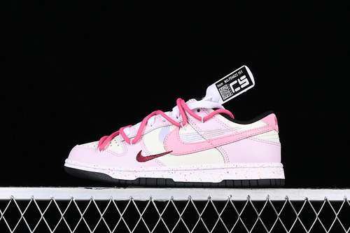 【290】[FD4623-151]-[DUNK LOW MULTI COLOR WHITE/PINK]-[WOMAN:36-40]