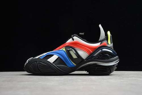【750】[ECBL911050A]-[BA*LEN*CIAGA 5.0 SHOES BLACK/WHITE/BLUE-RED]-[UNISEX:35-45]
