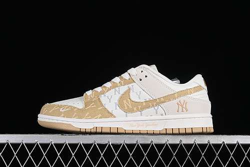 【360】[DQ1098-346]-[SB DUNK LOW MLB WHITE/YELLOW/GREY]-[WOMAN:36-39]-[MAN:40-45]
