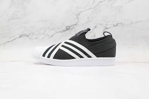 【220】[AC8582]-[SUPERSTAR SLIP-ON SHOES CORE BLACK/CLOUD WHITE/CORE BLACK]-[WOMAN:36-39]-[MAN:40-44]