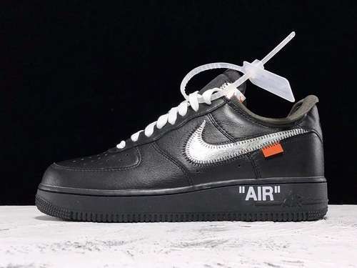 【500】[AV5210-001]-[ST OFF WHITE X AIR FORCE 1 LOW 07 VIRGIL BLACK/METALLIC SILVER]