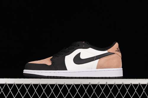 【300】[CZ0790-061]-[AIR JORDAN 1 LOW OG BLACK/BLEACHED CORAL-WHITE]-[WOMAN:36-39]-[MAN:40-46]