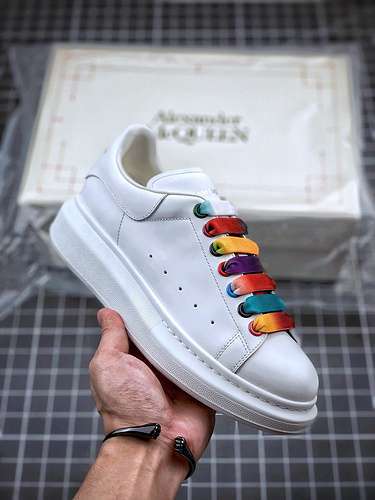 【580】[ALE*XANDER MCQUEEN SHOES WHITE/MULTI-COLOR]-[WOMAN:35-40]