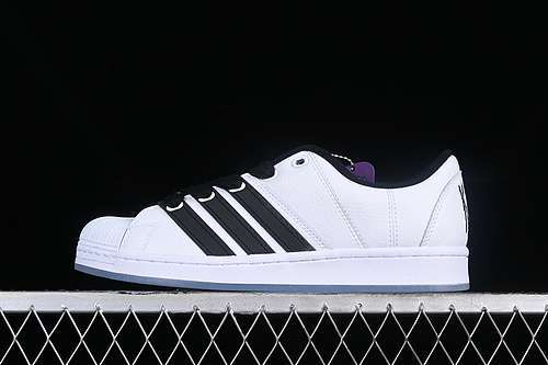 【390】[IG0793]-[KORN SUPERSTAR SUPERMODIFIED CLOUD WHITE/CORE BLACK/RICH PURPLE]-[UNISEX:35-45]