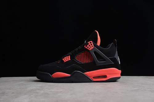 【320】[CT8527-016]-[AIR JORDAN 4 RETRO RED THUNDER BLACK/WHITE-RED]-[WOMAN:36-39]-[MAN:40-46]