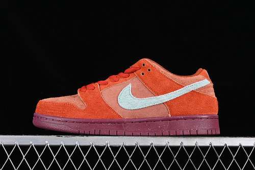 【270】[DV5429-601]-[DUNK LOW SB MYSTIC RED/EMERALD RISE/RUGGED ORANGE/ROSEWOOD/MYSTIC RED]