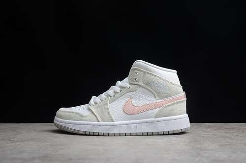 【340】[DN4045-001]-[AIR JORDAN 1 MID SE LIGHT IRON ORE/ATMOSPHERE/WHITE]-[WOMAN:36-39]-[MAN:40-46]