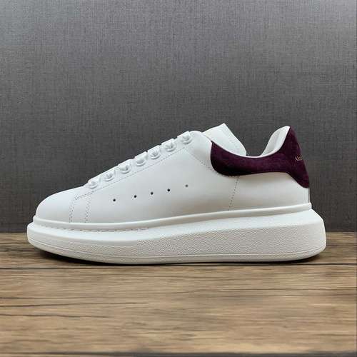 【320】[ALE*XANDER MCQUEEN WHITE/WHITE/DARK RED]-[WOMAN:35-40]