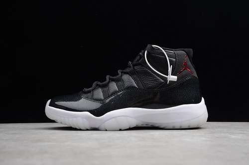 [378037-002]-[ST AIR JORDAN 11 RETRO 72-10 BLACK/GYM RED-WHITE-ANTHRACITE]-[MAN:40-46]-[OG00252]