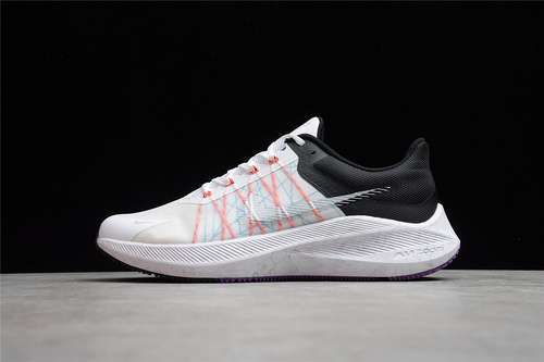 【270】[CW3419-101]-[AIR WINFLO 8 WHITE/BLACK/FLASH CRIMSON/METALLIC SILVER]-[MAN:39-44]