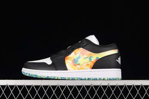 【300】[DJ6252-038]-[AIR JORDAN 1 LOW SE GS DRIP BLACK/TEAM ORANGE/KUMQUAT/WHITE]-[36-46]