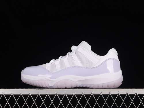 【400】[AH7860-101]-[AIR JORDAN 11 RETRO LOW WHITE/PURE VIOLET/WHITE]-[WOMAN:36-39]-[MAN:40-47.5]