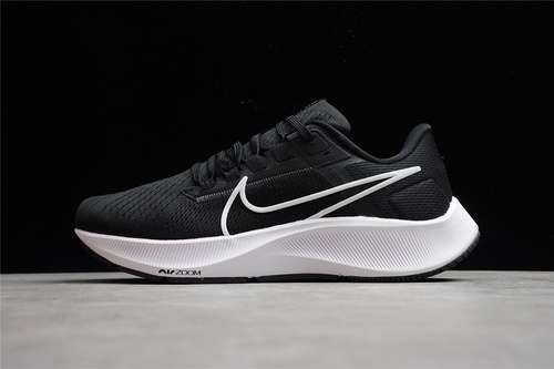 【280】[CZ1819-002]-[AIR ZOOM PEGASUS 38 BLACK/BLACK/WHITE]-[WOMAN:36-39]-[MAN:40-45]