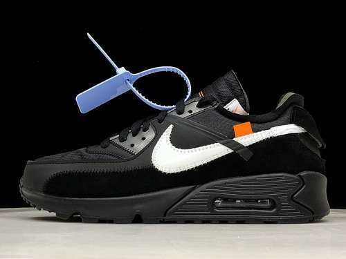 【500】[AA7293-001]-[H12 AIR MAX 90 OFF-WHITE BLACK/BLACK-CONE-WHITE]-[MAN:39-46]