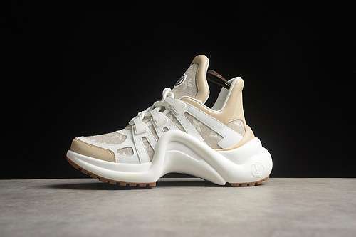 【630】[LOUIS VUITTON ARCHLIGHT SNEAKERS L*V ARCHLIGHT WHITE/GREY/BROWN]-[WOMAN:35-40]