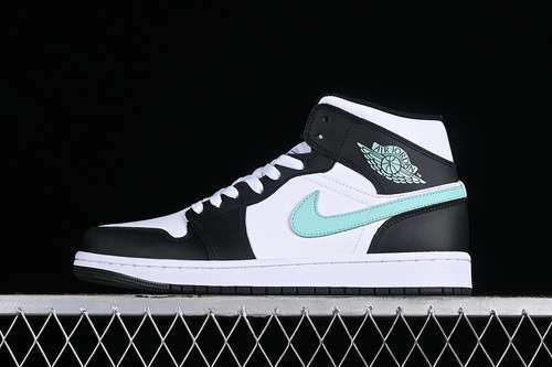 【300】[DQ8426-103]-[AIR JORDAN 1 MID WHITE/BLACK/GREEN]-[WOMAN:36-39]-[MAN:40-46]