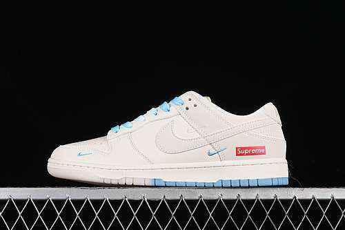 【360】[BB8675-108]-[SB DUNK LOW SUPREME WHITE/BLUE]-[WOMAN:36-39]-[MAN:40-45]