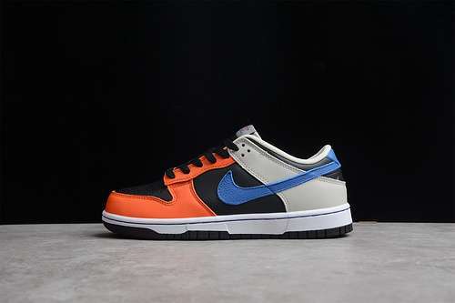 【320】[DD3363-002]-[NBA X SB DUNK LOW EMB 75TH ANNIVERSARY KNICKS BLACK/RACER BLUE/GREY FOG/ORANGE]