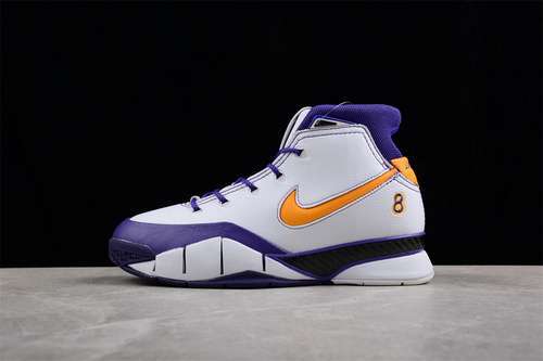 【380】[AQ2728-101]-[ZOOM KOBE 1 PROTRO FINAL SECONDS WHITE/DEL SOL-VARSITY PURPLE]-[MAN:40-46]