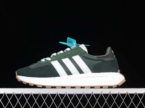 【280】[GW6572]-[RETROPY E5 SHOES GREEN OXIDE/CLOUD WHITE/SHADOW OLIVE]-[WOMAN:36-39]-[MAN:40-45]