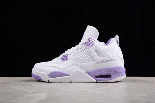 【460】[CT8527-115]-[AIR JORDAN 4 GS CACAO WOW WHITE/PURPLE]-[MAN:40-47.5]