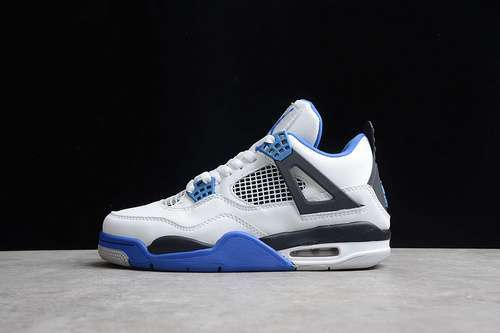 【320】[308497-117]-[AIR JORDAN 4 RETRO MOTORSPORTS WHITE/GAME ROYAL-BLACK]-[WOMAN:36-39]-[MAN:40-46]