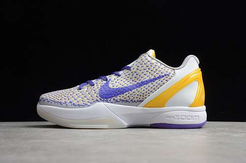 【340】[CW2190-105]-[KOBE VI WHITE/PURPLE/YELLOW]-[MAN:40.5-46]