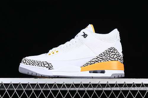 【380】[CK9246-108]-[AIR JORDAN 3 RETRO LASER ORANGE WHITE/BLACK/YELLOW]-[MAN:40-47.5]