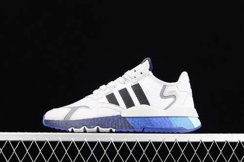 【280】[H01716]-[NITE JOGGER 2019 BOOST CLOUD WHITE/CORE BLACK/NAVY BLUE]-[WOMAN:36-39]-[MAN:40-45]